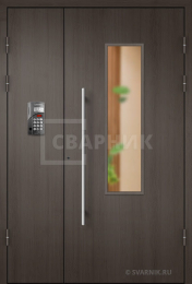 Входная дверь с МДФ и домофоном в подъезд ПД-165