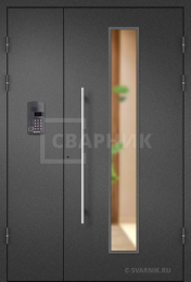 Дверь входная в подъезд со стеклом ПД-55