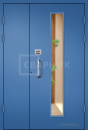 Дверь подъездная остекленная ПД-60