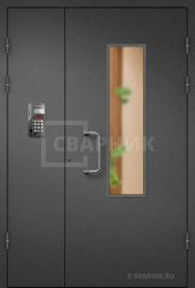 Подъездная дверь с электро замком и напылением ПД-16