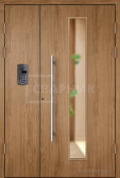 Подъездная дверь с кодовым замком порошковая ПД-116