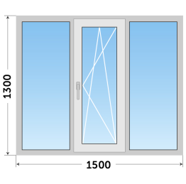 Теплое окно из алюминия от производителя