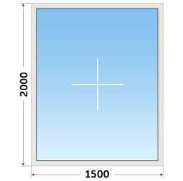 Окно теплое из алюминиевого профиля от производителя
