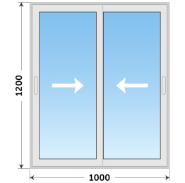 Холодный алюминиевый стеклопакет