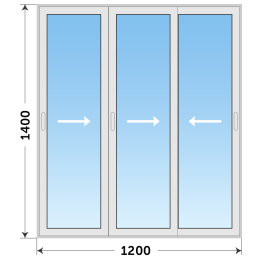 Холодный стеклопакет из алюминия