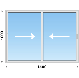 Холодное алюминиевое окно с установкой