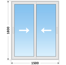 Холодное окно из алюминия с завода