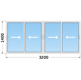 Холодное остекление из алюминиевого профиля