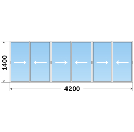 Холодное остекление из алюминия под ключ