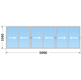 Алюминиевое окно Provedal p400 готовое